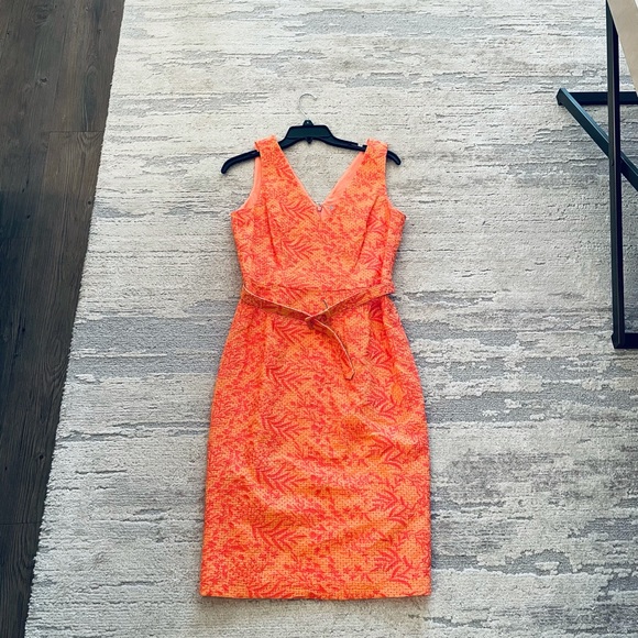 Antonio Melani Nala Belted Dress in Clementine - Picture 2 of 7